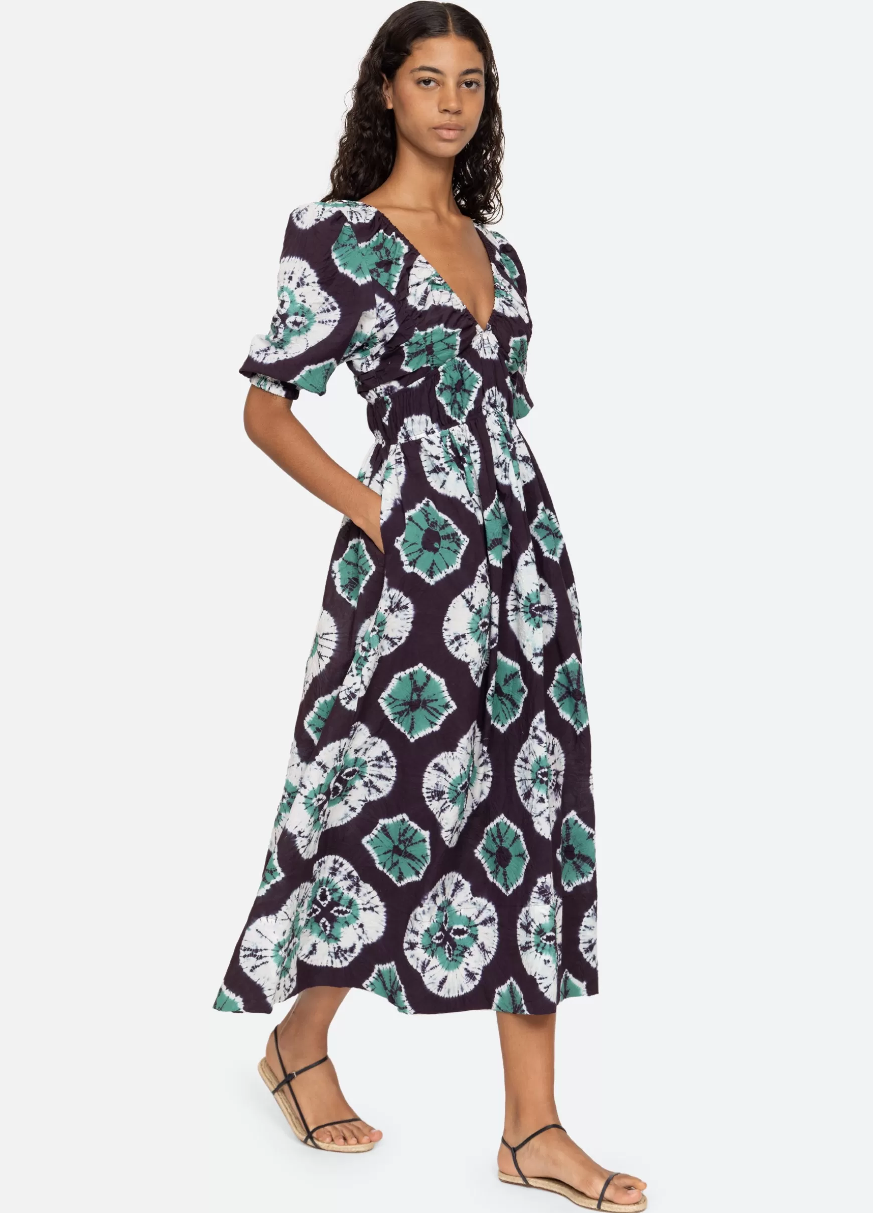 Sea New York The Vacation Edit | Dresses>Aveline Puff Slv Dress