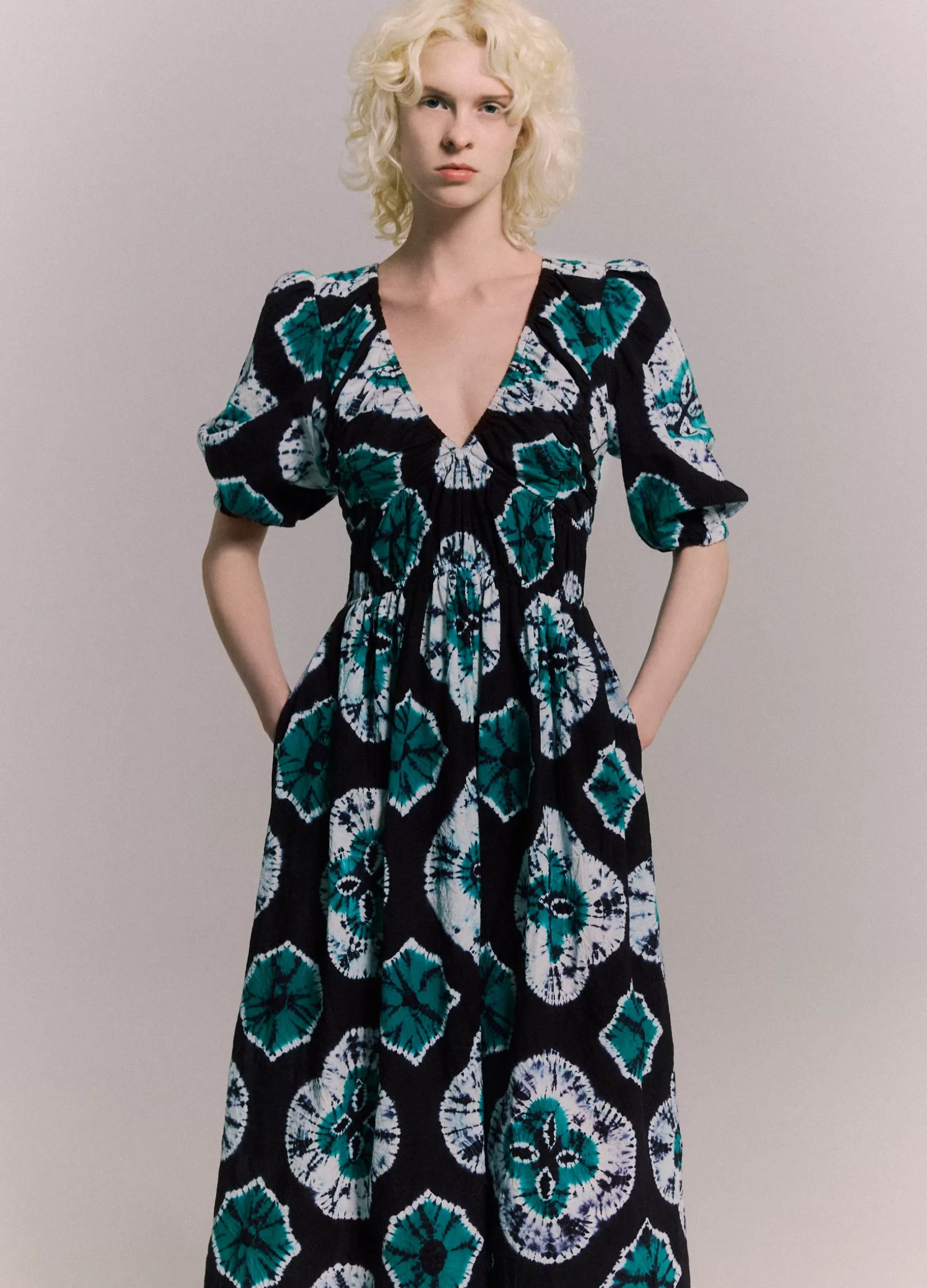 Sea New York The Vacation Edit | Dresses>Aveline Puff Slv Dress